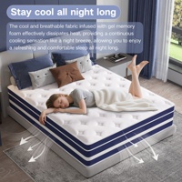 Hersteller in China Gel-Memory-Foam Taschenfederkern-Matratze Hybrid