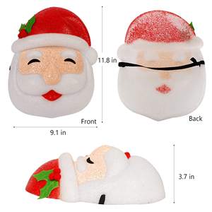 Housse de lampe de Noël pour porche, bonhomme de neige, Père Noël, décorations de Noël d'extérieur, housses de lampes de vacances pour lampes de <span class=keywords><strong>garage</strong></span> - Product Image 4