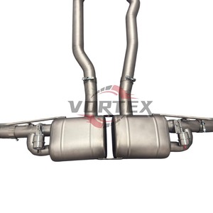 Vortex ท่อไอเสียแบบพ่นทรายไทเทเนียมประสิทธิภาพสูงสำหรับ Porsche 957 Cayenne 3.0T 3.6 4.8 2006-2010 - Product Image 6