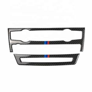 Adesivo in Fibra di Carbonio per Pannello di Controllo Centrale CD e Aria Condizionata per <span class=keywords><strong>BMW</strong></span> <span class=keywords><strong>X5</strong></span> E70/X6 E71 <span class=keywords><strong>Accessori</strong></span> Decorativi per Auto - Product Image 1