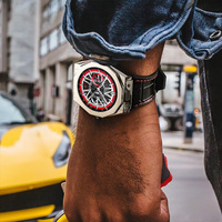 Bonest Gatti Automatische Mechanische Uhr für Herren Kalenderanzeige 6 Farboptionen Wasserdicht Business Dress Armbanduhr BG9601