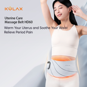 Vibración calentada Menstrual Warm Palace Tens Machine Cintura Calentamiento Período Calambres Alivio del dolor Cinturón masajeador para el cuerpo - Product Image 2