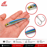 Leurre Minnow Pencil à coulée lourde Red Eyes, 50g 110mm, pour lancer longue distance, appât de pêche au thon en haute mer, échantillon gratuit, vente en gros