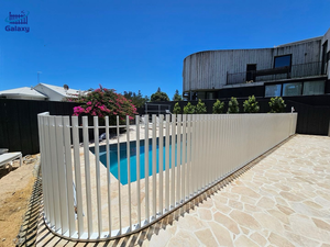 Revestimiento en polvo No se oxida Valla de hoja de aluminio sin marco Valla de listón vertical para el mercado de Australia - Product Image 3