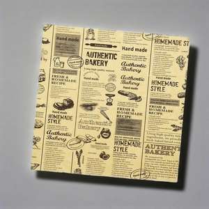 Papel de Envolver Antigrasa para Hamburguesas y Sándwiches, Impresión Personalizada, Grado Alimenticio, con Logotipo - Product Image 1