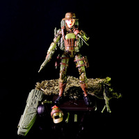[Authentique] Figurine articulée de tireuse d'élite féminine en PVC de 6 pouces, ensemble semi-assemblé, édition spéciale 60e anniversaire des Forces Spéciales