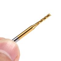 Fraise rotative CNC RUIMENG 1/8" (10,5 mm) en carbure de tungstène revêtu de titane, 1 dent, pour gravure, fabrication chinoise