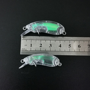 CC35 <span class=keywords><strong>CC40</strong></span> En gros Corps de leurre de pêche crankbait vierge, finition laser, modèle Little Monster Little Fatty, pour appâts durs - Product Image 4