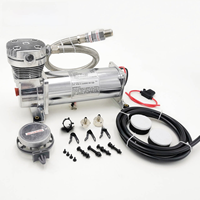 Système de suspension pneumatique utilisant un compresseur pneumatique DC 12V 200 PSI 485C 480C 444C chromé
