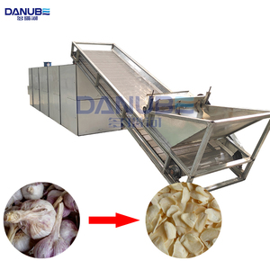 New Design Garlic Drying Machine Mesh Belt Dryer Garlic Cleaning and Slicing Dryer Line Vegetable Drying Machinery Plant - Product Image 1