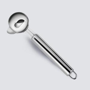 ที่ตักไอศกรีมสแตนเลส ด้ามจับคู่ ด้ามจับกลม 410 สแตนเลส เครื่องมือครัวแบบแมนนวลสำหรับเสิร์ฟไอศกรีม - Product Image 5