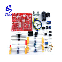 Kit de bricolage d'alimentation régulée cc réglable en continu rouge 0-30V 2mA-3A Protection de limitation de courant de court-circuit
