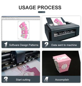Tự động mini Vinyl Cutter plotter máy tự động tấm cắt chết giấy điều kiện mới <span class=keywords><strong>Delta</strong></span> PLC thành phần chính bao gồm cả động cơ - Product Image 6