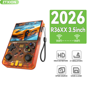 R36XX <b>Retro</b> <b>Handheld</b> Game <b>Console</b> 3.5-inch HD Screen Double Joystick 3000mAh Video Game <b>Console</b> Support Two Players - Product Image 5
