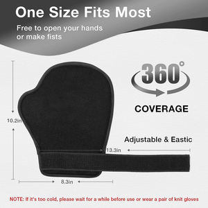 2023 Produk Terlaris Warna Hitam Sarung Tangan Dingin Dapat Digunakan Kembali Menghilangkan Rasa Sakit 2 Paket Es Gel Sarung Tangan Terapi Dingin Tangan - Product Image 2