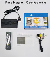 Receptor de TV Digital DVB-T2/DVB-T, Decodificador H.264 MPG4, Sintonizador de TV Digital TDT, Receptor HD 1080P con Wifi, Receptor FTA