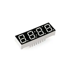 custom chip digital thermometer multi color led 7 segment display panels