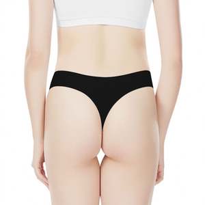 Suministro de fábrica, Tanga para mujer, estampado a pedido, ropa interior elástica duradera, transpirable y cómoda para mujer, uso diario en todas las estaciones - Product Image 4