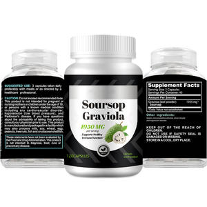 Cápsulas de Extracto de Hojas de Guanábana Orgánica Pura y Natural, 120 Cápsulas, Marca Privada OEM al por Mayor, Refuerzo Inmunológico para Adultos - Product Image 3