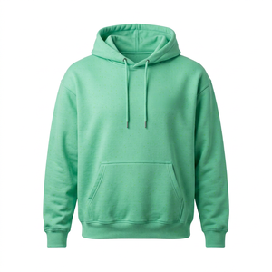 Sudadera con Capucha Verde Menta Personalizada, Sudadera Holgada, Ropa Deportiva Informal, Ropa Deportiva para Hombre y Mujer, Ropa Cómoda para Estar en Casa, Venta al por Mayor OEM - Product Image 1
