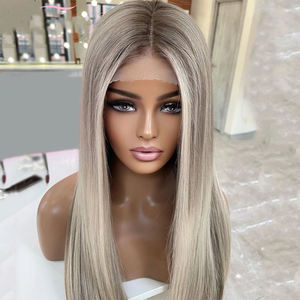 Perruque tendance populaire 2026 pour femmes blanches, cheveux raides rouge bordeaux, style Europe et Amérique, disponible en entrepôt américain - Product Image 1