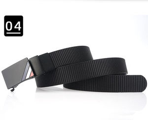 新款设计男士自动扣棘轮尼龙带可调节尼龙带牛仔裤裤 - Product Image 6