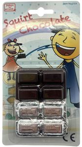 Jouet en plastique écologique de haute qualité, cube de chocolat à eau, blague fantaisie, gags, éclaboussures à fort impact, à presser, certifié EN71 - Product Image 3