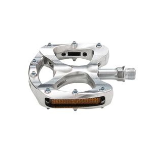 Grande plate-forme plate en aluminium autres accessoires de vélo argent ED pour pédales de vélo en alliage de cyclisme de montagne BMX - Product Image 2