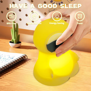 Linda y divertida lámpara <span class=keywords><strong>de</strong></span> pera <span class=keywords><strong>de</strong></span> silicona LED colores <span class=keywords><strong>de</strong></span> cabecera que cambian Linda luz nocturna Con 3 modos táctiles para cumpleaños - Product Image 5