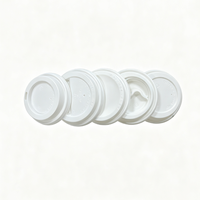Couvercles de bouteilles jetables écologiques en plastique PP durables anti-déversement APP, diamètre 3,54 pouces/90 mm, portables, à ouverture facile