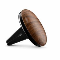Diffuseur d'arômes de voiture en alliage d'aluminium massif et bois, clip de ventilation, désodorisant métal-bois pour voiture