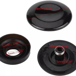 Cubierta del botón de control giratorio Audi 8K0998068A para A4 A5 A6 A8 Q5 S6, perilla de cambio de marchas de hierro cincado para coche - Product Image 1