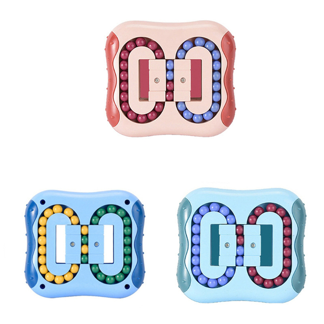 Magic Disc Rotating Ball Decompression Fingertip Magic Cube Creative Children's Puzzle Magic Bean Gyro Kindergarten Toy