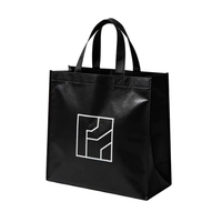 Sac de shopping réutilisable imperméable pour emballages cadeaux, sac non tissé laminé