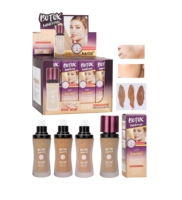 Fond de Teint Liquide Mat Imperméable Karite Longue Tenue Contrôle du Sébum Correcteur Hydratant Maquillage pour Tous Types de Peau