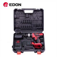 Perceuse sans fil EDON 14V, petite perceuse à percussion rechargeable au lithium, ensemble de perceuse