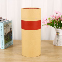 Tube en papier kraft biodégradable personnalisé noyau tubes ronds en carton bon marché tube d'expédition en tissu à rouler