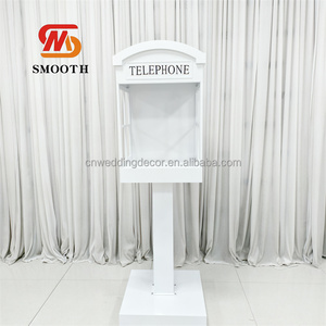 ขาตั้งโทรศัพท์โลหะสีขาวสำหรับวางมือถือโลหะสีขาวเรียบต้อนรับงานแต่งงาน - Product Image 6