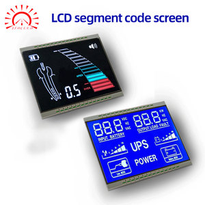 Écran LCD <span class=keywords><strong>TN</strong></span> HTN à 7 segments personnalisé, affichage monochrome <span class=keywords><strong>bleu</strong></span> pour panneau de commande d'ascenseur - Product Image 2