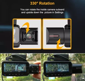 ZD80 4K + 1080P + 2K hareket algılama 5G Wifi ile <span class=keywords><strong>3</strong></span>.16 inç Dashcam 3Ch Autoelectronic araba kara kutusu ön ve arka çizgi kam 4K - Product Image 4