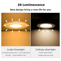 Spot lumineux intérieur rond encastrable à LED 5W SMD2835, 220V, 70-80mm, panneau en acrylique, Spot LED, Plafond