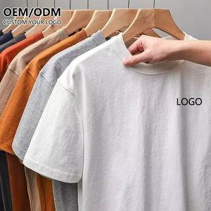 Camiseta de Alta Calidad Personalizada de 240 Gsm, Camiseta de Algodón Grueso Unisex, Camiseta Blanca Premium Extra Grande para Hombre - Product Image 1