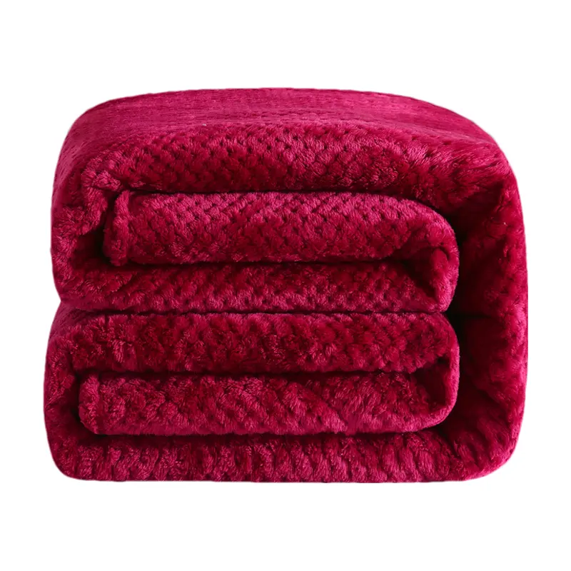FY – couette tissée en laine Ultra douce, couvertures Rashel chaudes, couvertures en coton matelassé, fournisseur en gros