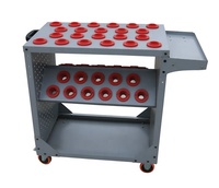 Chariot mobile personnalisé pour porte-outils CNC Armoires de stockage Arbor Chariot à outils CNC
