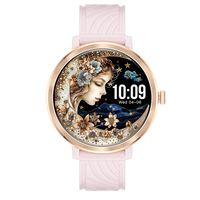 Montre connectée sportive pour femmes 2025 NX27 avec appel Bluetooth, écran AMOLED 1,19 pouce, étanche IP68, suivi de la fréquence cardiaque et de la forme physique