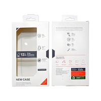 Boîte électronique en carton recyclé avec logo gaufré, finition mate, emballage pour chargeur, directement de l'usine