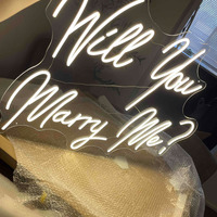 Veux-tu m'épouser personnalisé enseigne au néon mariage publicité décor lumières LED enseignes au néon lumières