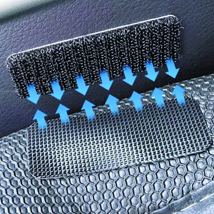 ห่วงตะขอกาวแบบปรับได้เทปยึดตำแหน่งใหม่ได้เทปกาวเหนียวด้านหลังแบบนำกลับมาใช้ใหม่ได้สำหรับการติดตั้งที่ยืดหยุ่น - Product Image 4