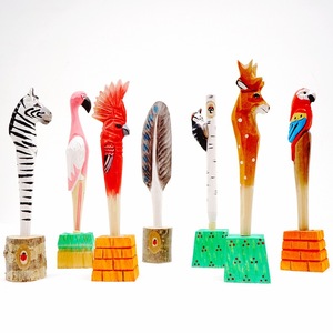 Zoo recuerdo regalo madera animal forma bolígrafo cebra bolígrafo <span class=keywords><strong>con</strong></span> logotipo <span class=keywords><strong>personalizado</strong></span> <span class=keywords><strong>nombre</strong></span> - Product Image 4