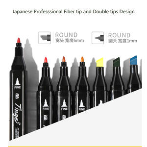 Oem Cixi Superieure Op Alcohol Gebaseerde Kleurrijke Verfmarkeerstift 168 Kleurenset Inclusief Goud En Strook Voor Kunstmarkering - Product Image 3